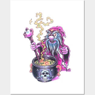 Wizard tatoo art Posters and Art